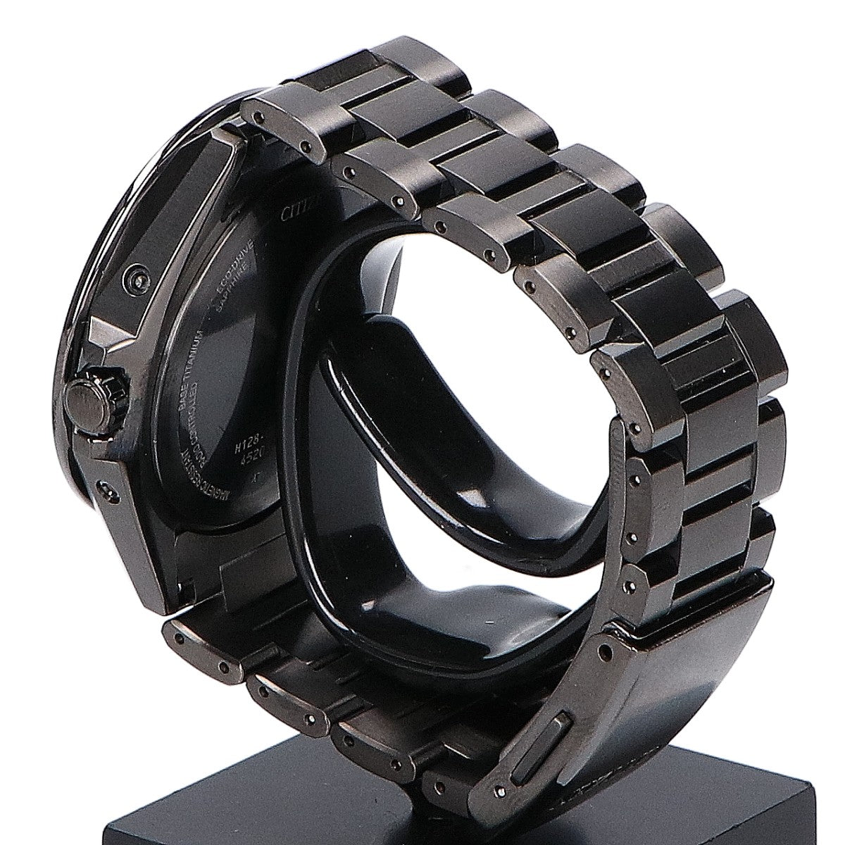 CITIZEN シチズン 【新品同様】CB3035-72E H128 ACT Line ブラックチタンシリーズ ATTESA アテッサ エコ・ドライブ電波 腕時計