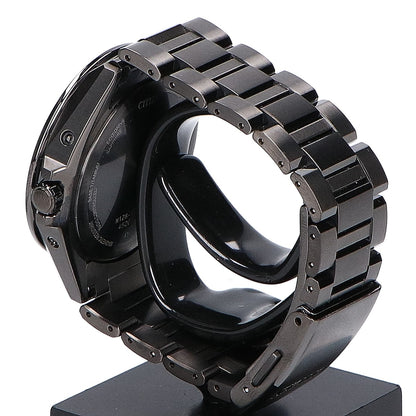 CITIZEN シチズン 【新品同様】CB3035-72E H128 ACT Line ブラックチタンシリーズ ATTESA アテッサ エコ・ドライブ電波 腕時計