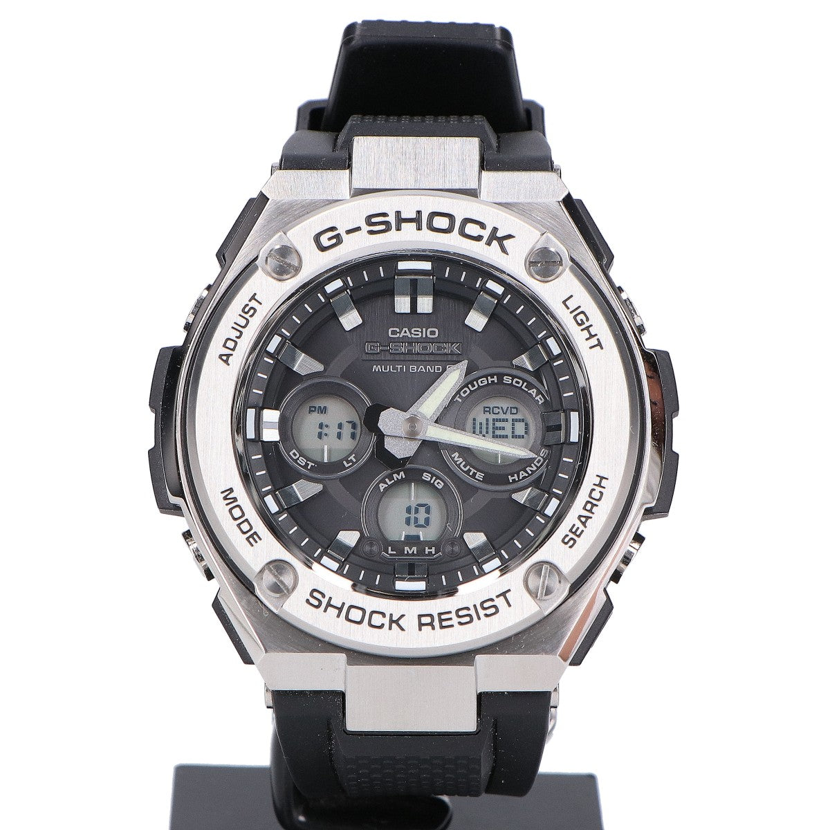 G-SHOCK ジーショック 【新品同様】GST-W310-1AJF G-STEEL Mid Size Series ジースチール マルチバンド6 タフソーラー電波 アナデジ 腕時計
