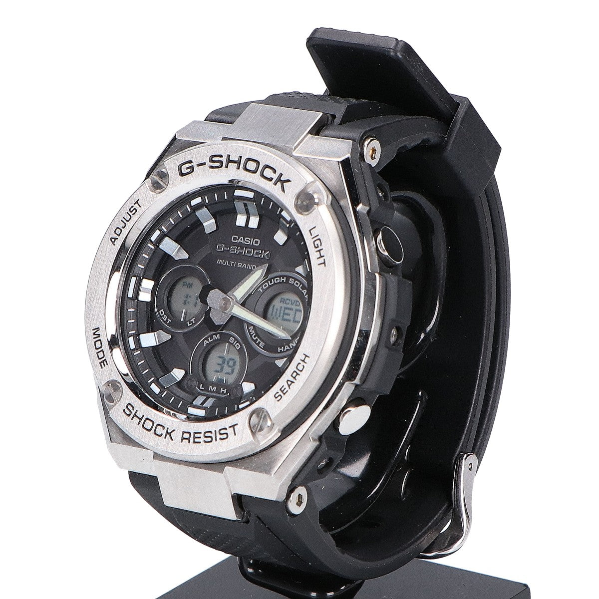 G-SHOCK ジーショック 【新品同様】GST-W310-1AJF G-STEEL Mid Size Series ジースチール マルチバンド6 タフソーラー電波 アナデジ 腕時計