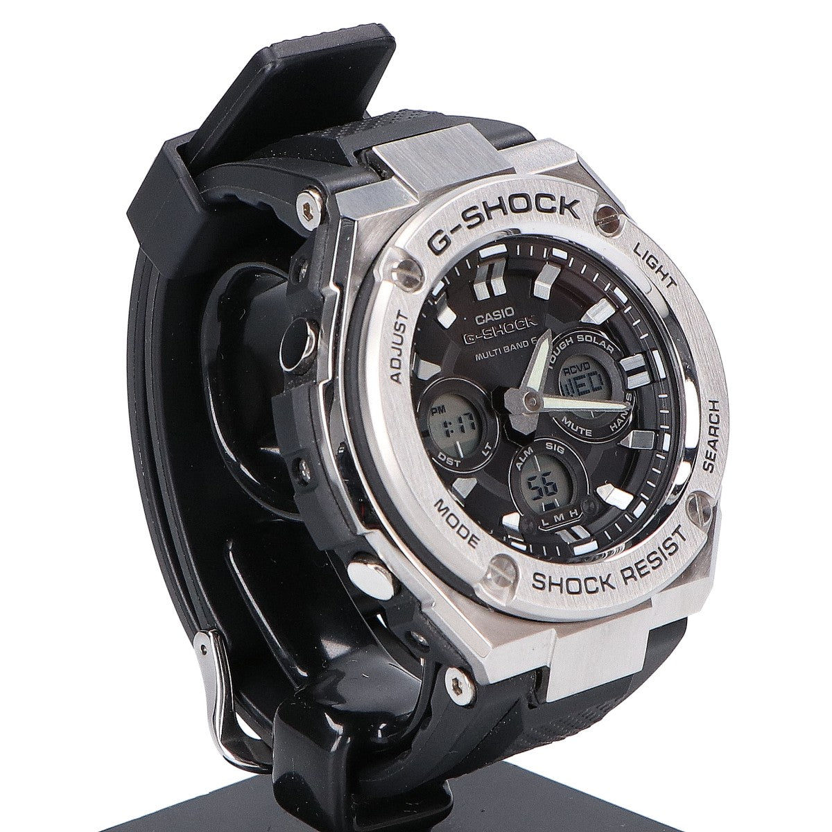 G-SHOCK ジーショック 【新品同様】GST-W310-1AJF G-STEEL Mid Size Series ジースチール マルチバンド6 タフソーラー電波 アナデジ 腕時計