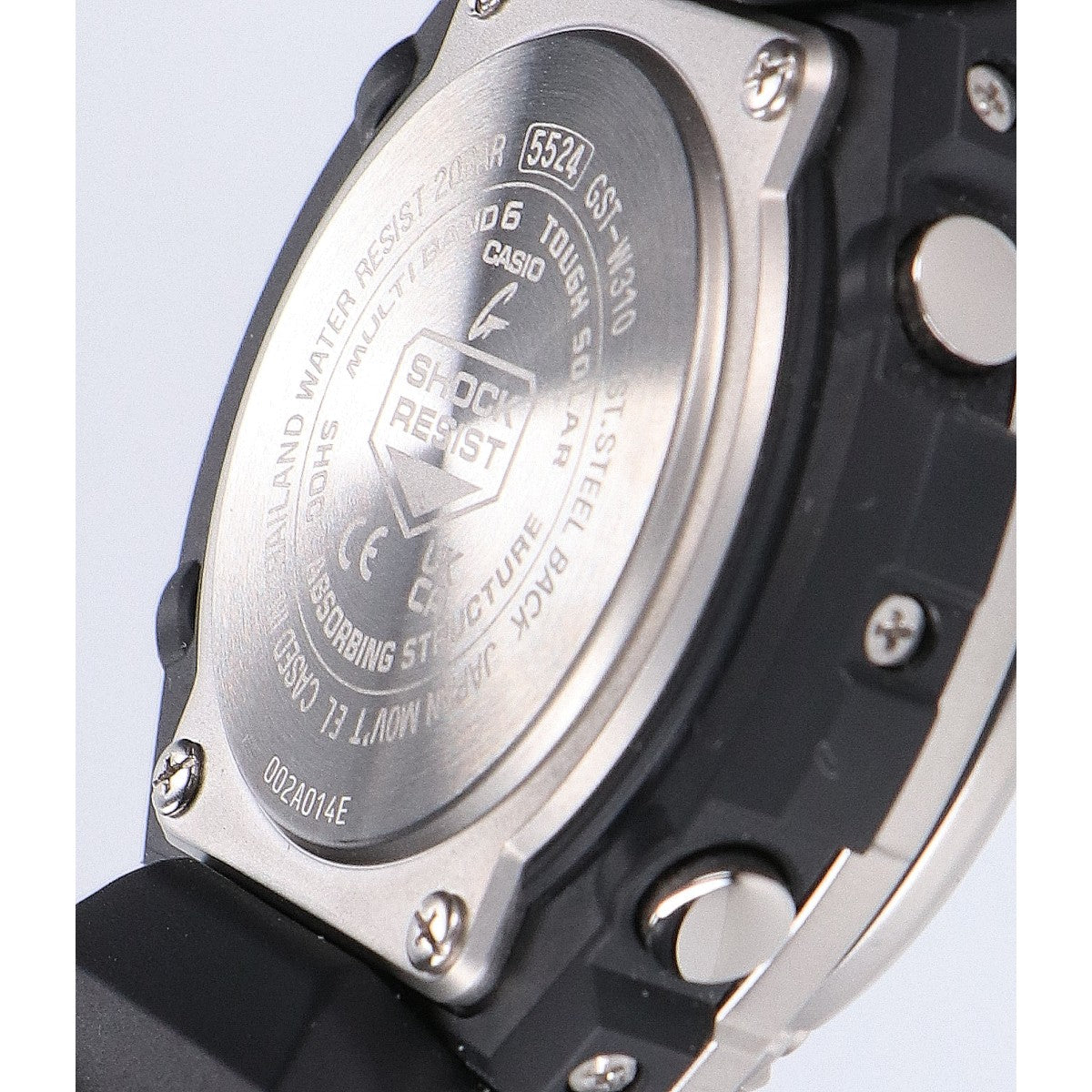 G-SHOCK ジーショック 【新品同様】GST-W310-1AJF G-STEEL Mid Size Series ジースチール マルチバンド6 タフソーラー電波 アナデジ 腕時計