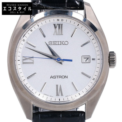 SEIKO セイコー 【美品】SBXY035 アストロン オリジン クロコダイルレザーベルト ソーラー電波 腕時計