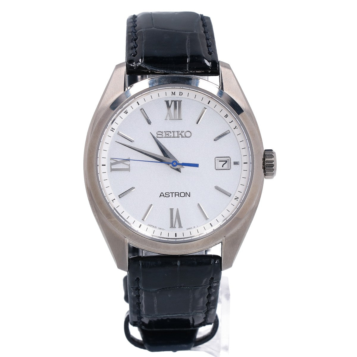 SEIKO セイコー 【美品】SBXY035 アストロン オリジン クロコダイルレザーベルト ソーラー電波 腕時計