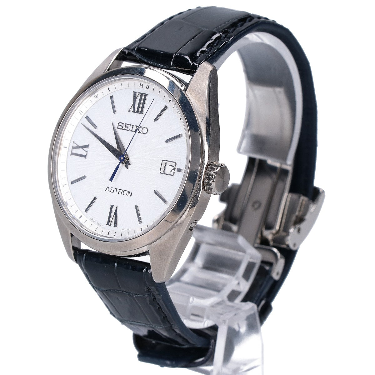 SEIKO セイコー 【美品】SBXY035 アストロン オリジン クロコダイルレザーベルト ソーラー電波 腕時計