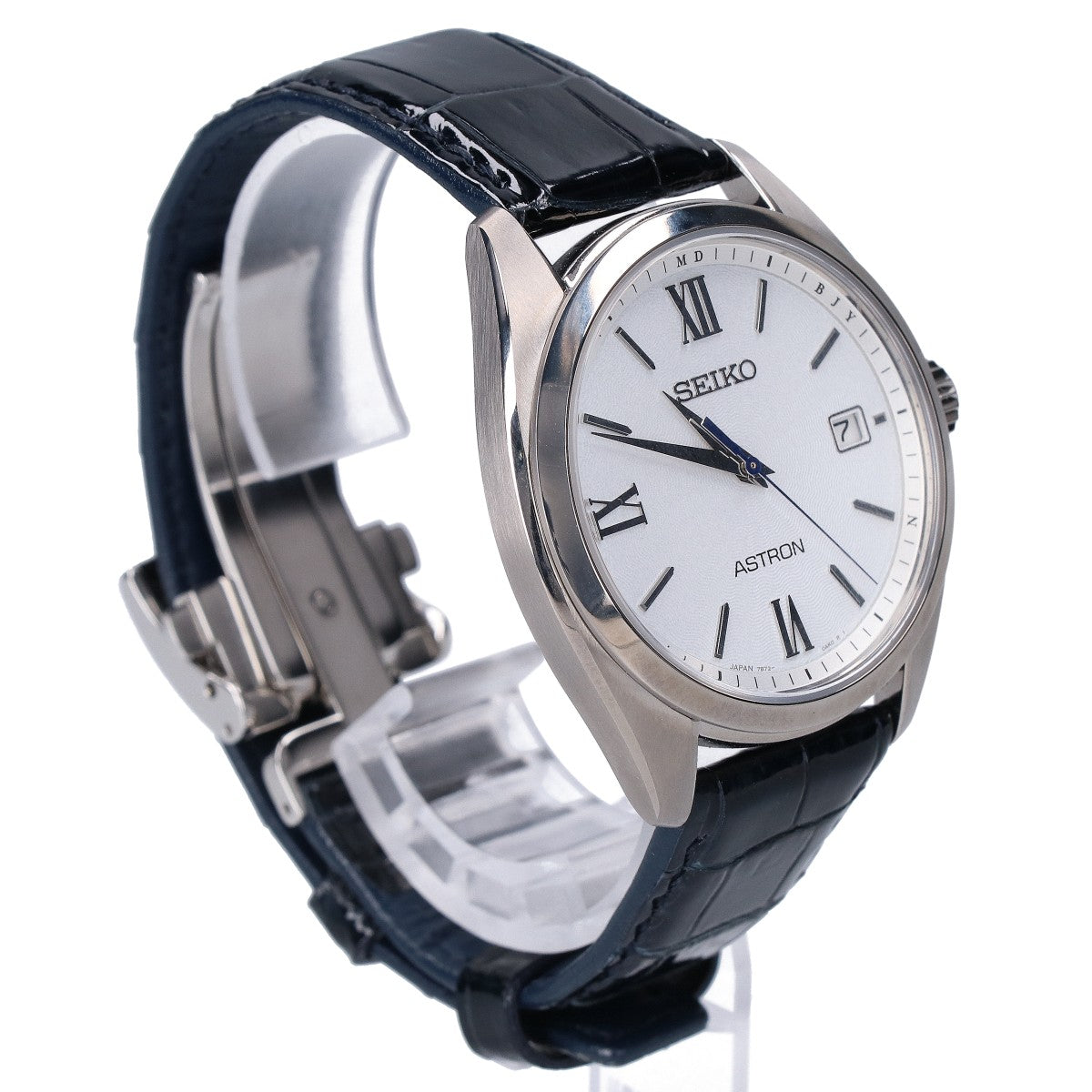SEIKO セイコー 【美品】SBXY035 アストロン オリジン クロコダイルレザーベルト ソーラー電波 腕時計
