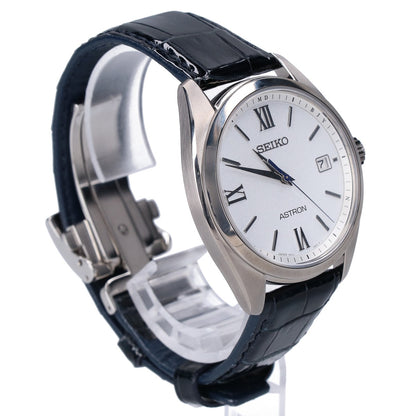 SEIKO セイコー 【美品】SBXY035 アストロン オリジン クロコダイルレザーベルト ソーラー電波 腕時計