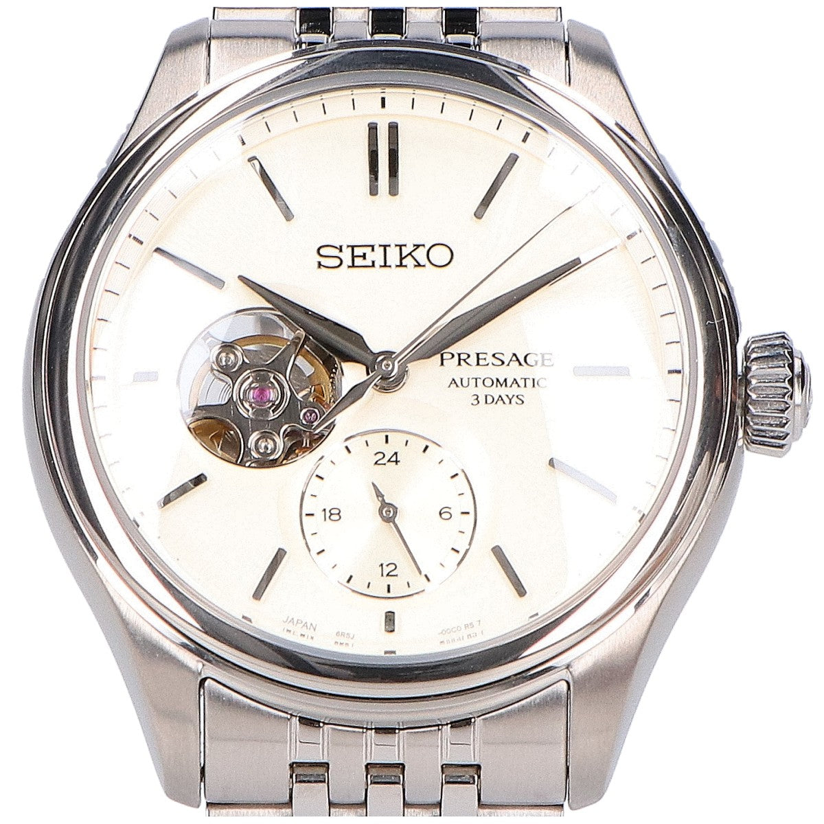 SEIKO セイコー 【美品】SARJ007 6R5J PRESAGE Classic Series プレザージュ シースルーバック 自動巻き 腕時計