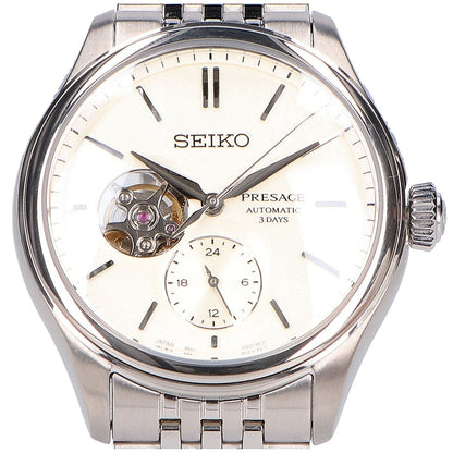 SEIKO セイコー 【美品】SARJ007 6R5J PRESAGE Classic Series プレザージュ シースルーバック 自動巻き 腕時計