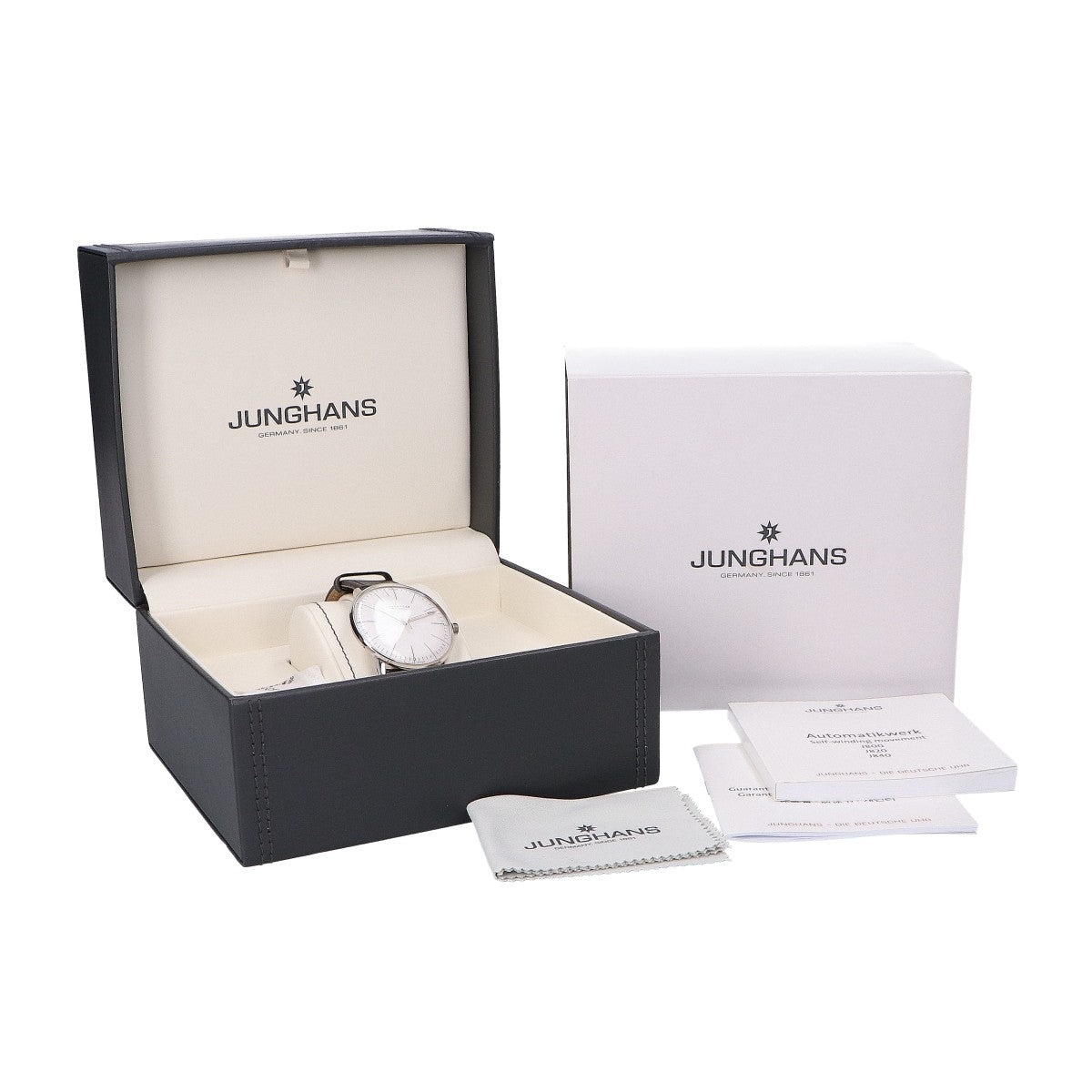 JUNGHANS ユンハンス 【美品】27/3501.04 Max Bill Automatic マックス・ビル オートマティック 自動巻き 腕時計