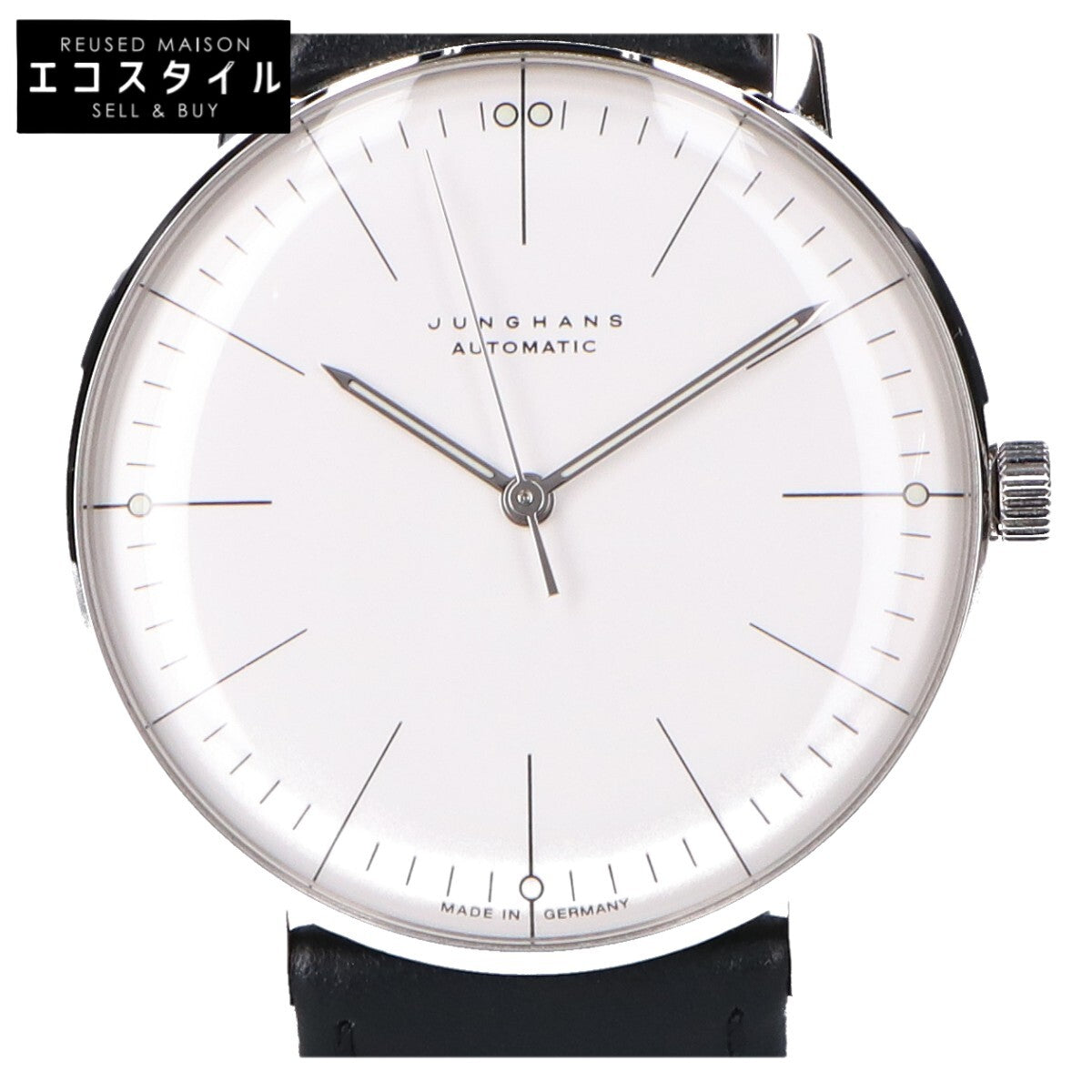 JUNGHANS ユンハンス 【美品】27/3501.04 Max Bill Automatic マックス・ビル オートマティック 自動巻き 腕時計
