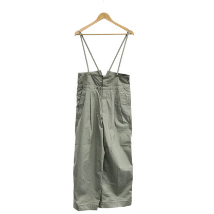 DRAWER ドゥロワー 24SS グレー サロペット ワイドパンツ ボトムス
