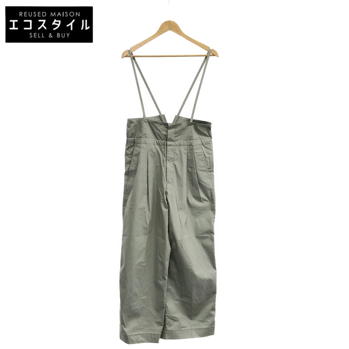 DRAWER ドゥロワー 24SS グレー サロペット ワイドパンツ ボトムス
