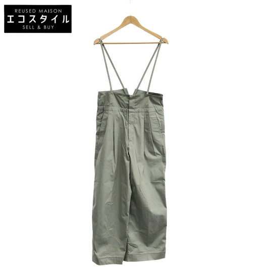 DRAWER ドゥロワー 24SS グレー サロペット ワイドパンツ ボトムス