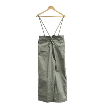 DRAWER ドゥロワー 24SS グレー サロペット ワイドパンツ ボトムス