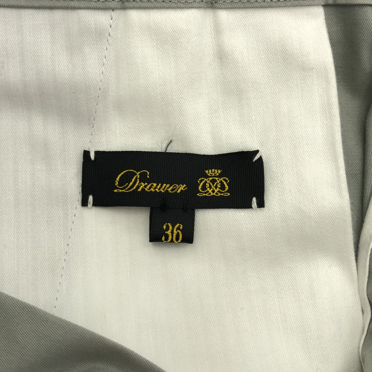 DRAWER ドゥロワー 24SS グレー サロペット ワイドパンツ ボトムス
