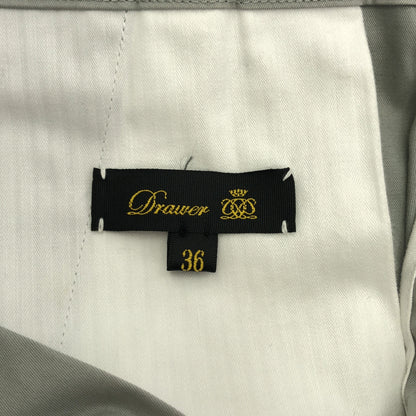 DRAWER ドゥロワー 24SS グレー サロペット ワイドパンツ ボトムス