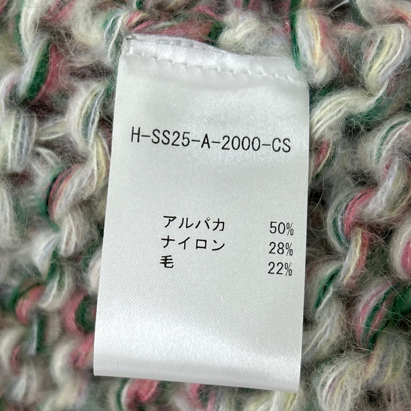 DRAWER ドゥロワー ×les tricots d'O H-SS25-A-2000-CS アルパカ カーディガン トップス