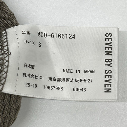 SEVEN BY SEVEN セブン バイ セブン 800-6166124 25年 カーキ ワッフル L/S カットソー トップス