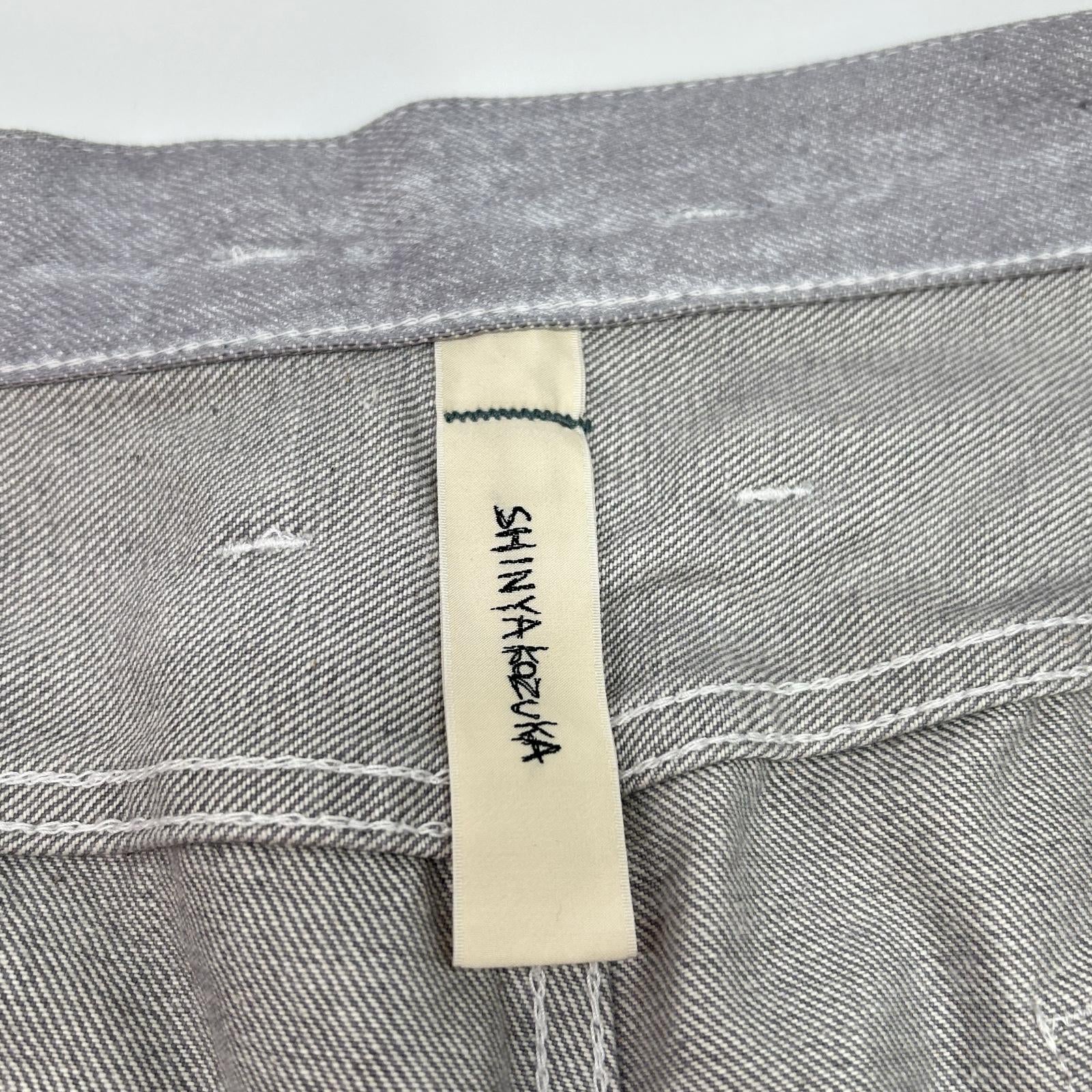 SHINYAKOZUKA シンヤコヅカ 2502SK34 GESSO WHITE CITY BAGGY デニム