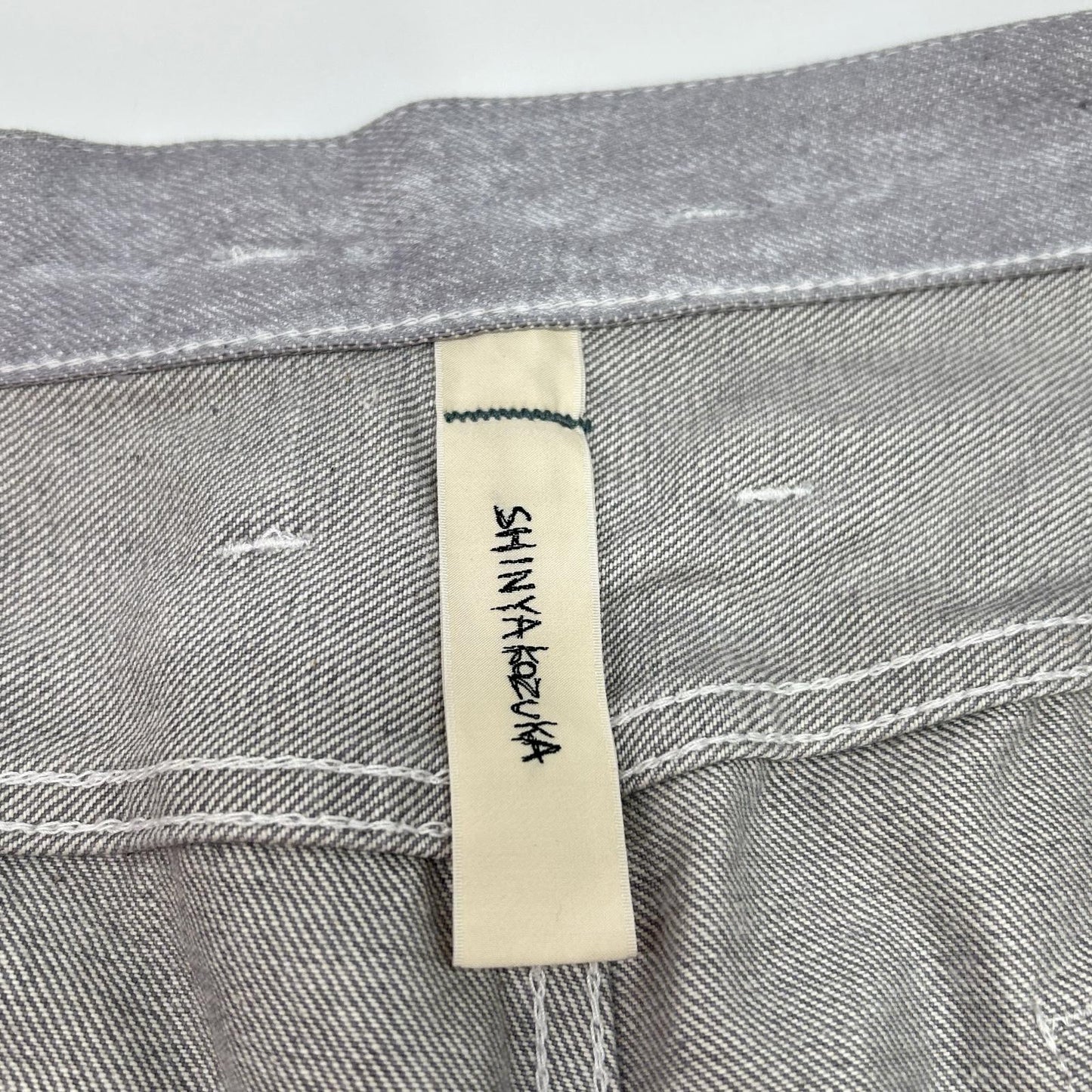 SHINYAKOZUKA シンヤコヅカ 2502SK34 GESSO WHITE CITY BAGGY デニムパンツ ボトムス
