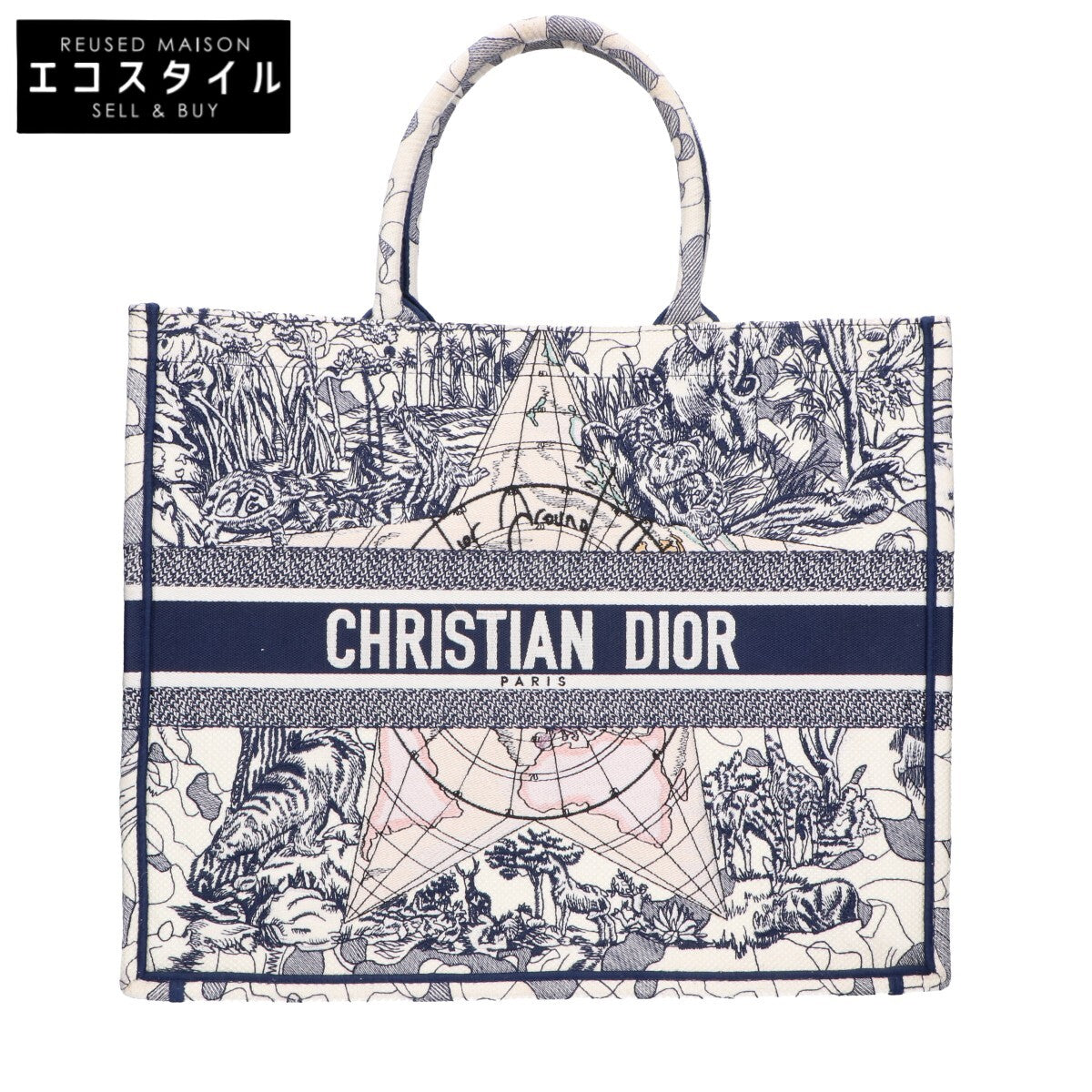 Christian Dior クリスチャンディオール ピエトロ ルッフォ ゾディアック ラージ ブック トートバッグ
