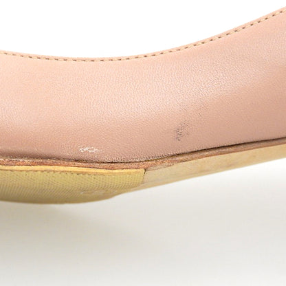 MANOLO BLAHNIK マノロブラニク LISTONY パンプス シューズ レディース ピンクベージュ 35.5 シューズ