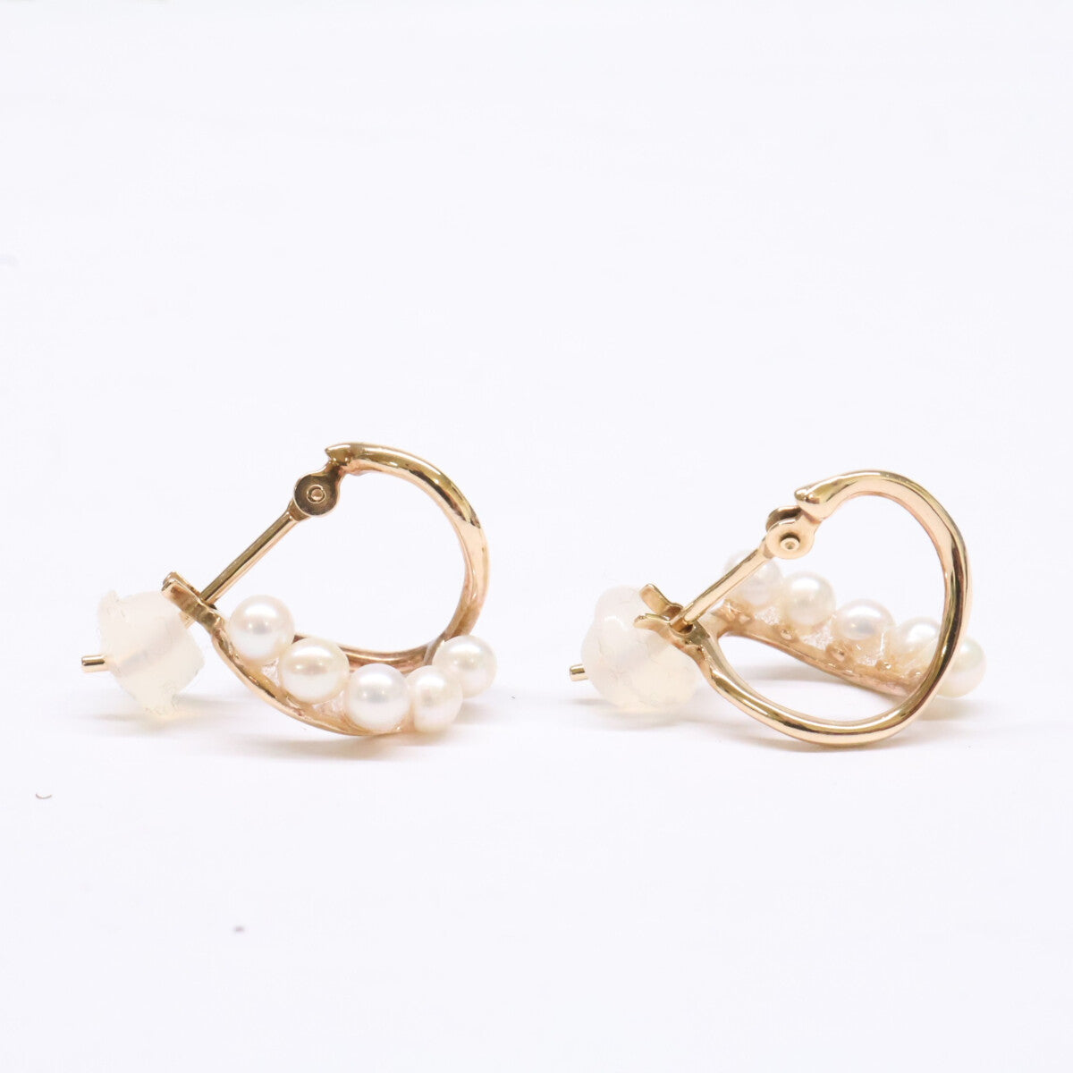 agete アガット 【美品】10194112006 K10 淡水パール ピアス