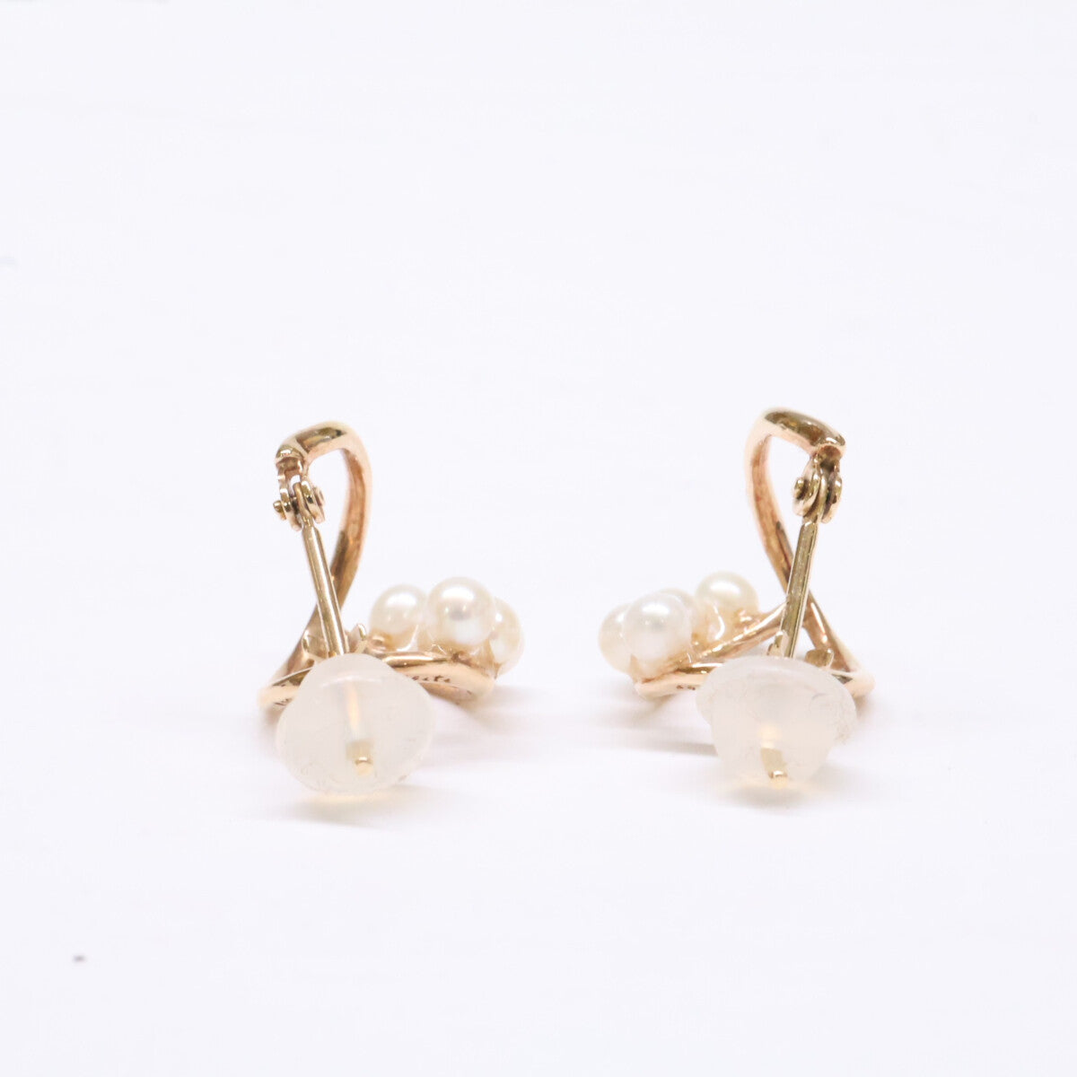 agete アガット 【美品】10194112006 K10 淡水パール ピアス