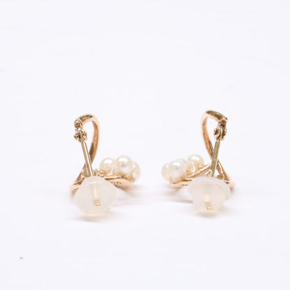 agete アガット 【美品】10194112006 K10 淡水パール ピアス