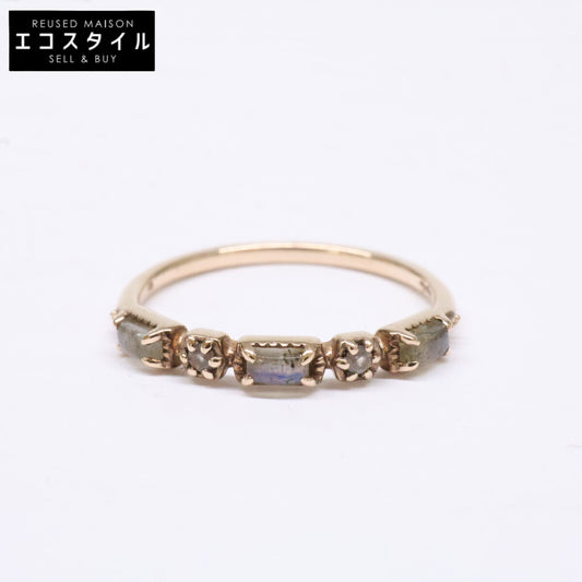 agete アガット 【美品】10243111244 K5 ラブラドライト リング 指輪