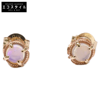 agete アガット 【美品】10103112071 K10オパールピアス ピアス