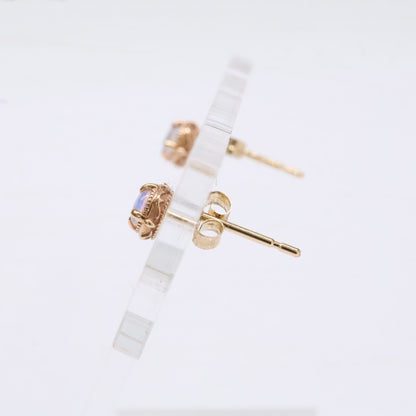 agete アガット 【美品】10103112071 K10オパールピアス ピアス