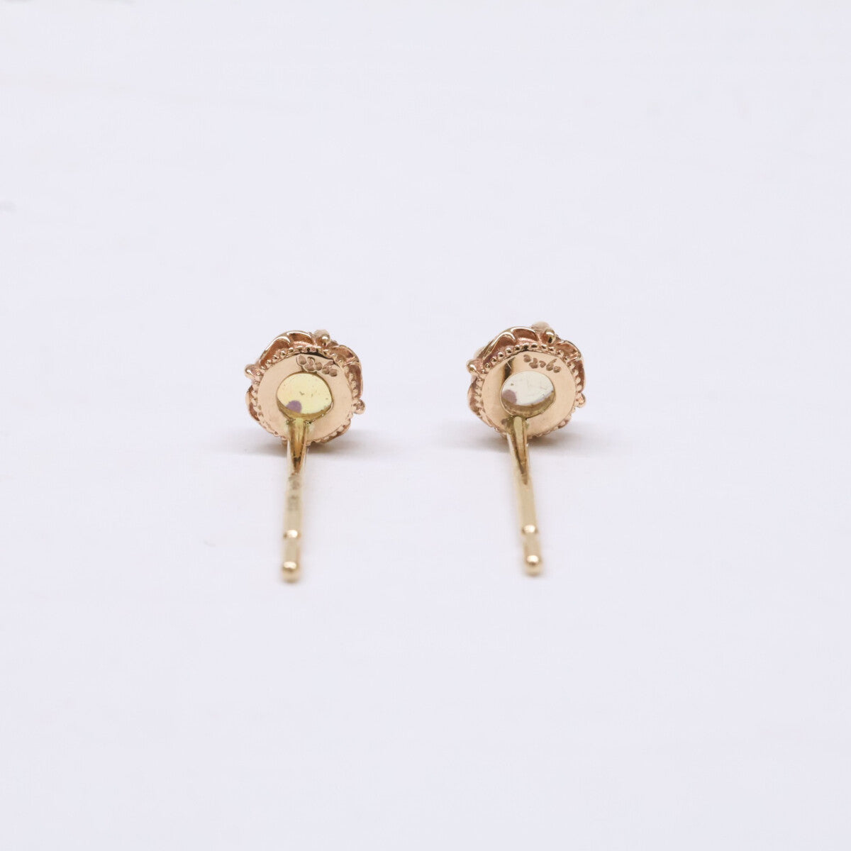 agete アガット 【美品】10103112071 K10オパールピアス ピアス