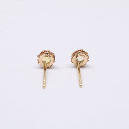 agete アガット 【美品】10103112071 K10オパールピアス ピアス
