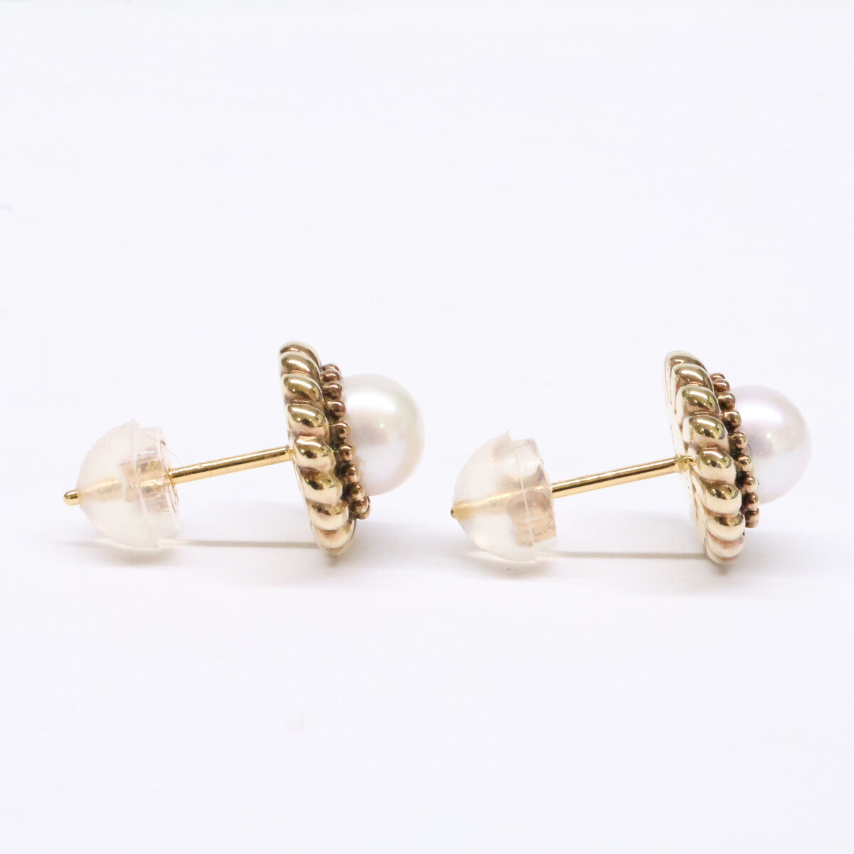 agete アガット 【美品】10251112070 SILVER 淡水パール ピアス