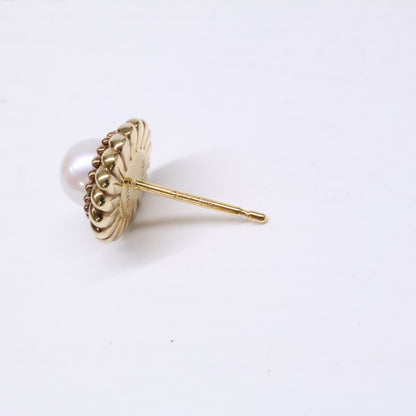 agete アガット 【美品】10251112070 SILVER 淡水パール ピアス