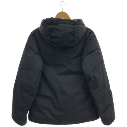 B&Y U-ARROWS ビューティーアンドユース ユナイテッドアローズ Black Komatsu Matere Chambray Hooded Down Jacket 700FP Water-Repellent Jacket