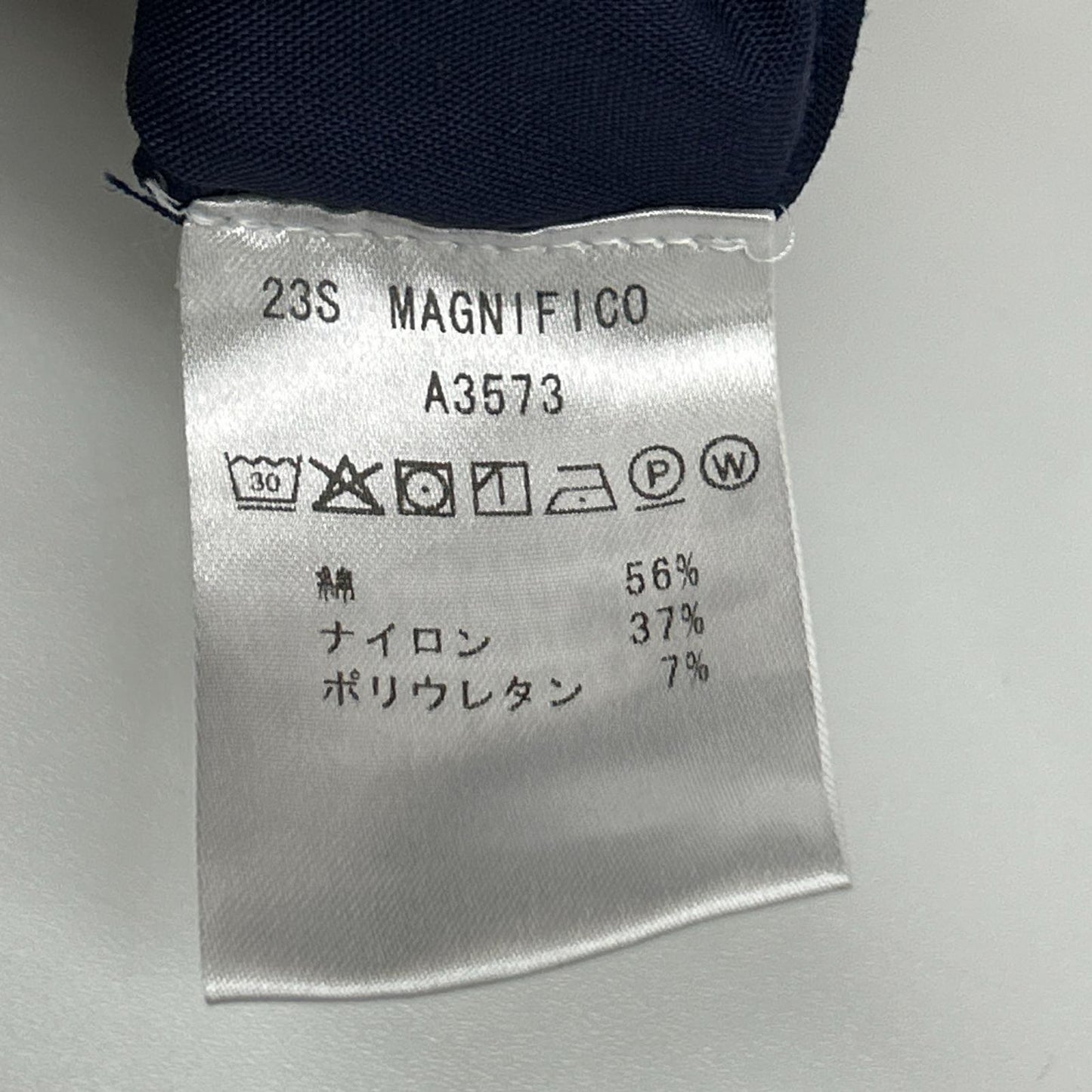 giab's ARCHIVIO ジャブスアルキヴィオ A3573 MAGNIFICO ネイビー ライトジャージ イージーショートパンツ ボトムス