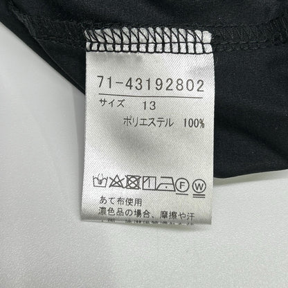 INED イネド 71-43192802 24年 ブラック 切り替えギャザーワンピース ワンピース