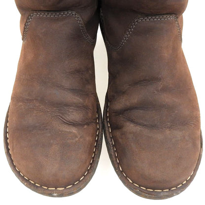 UGG アグ 美品 【UGG australia】 ロング ムートンブーツ シューズ メンズ ブラウン ブラウン 24cm F8008G シューズ