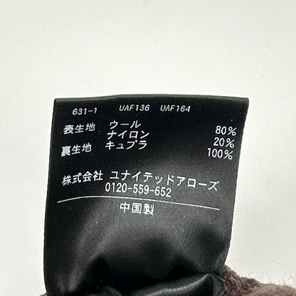 UNITED ARROWS ユナイテッドアローズ ブラウン カラミ シングル2ボタン テーラードジャケット COMFORT EASY MODEL ジャケット