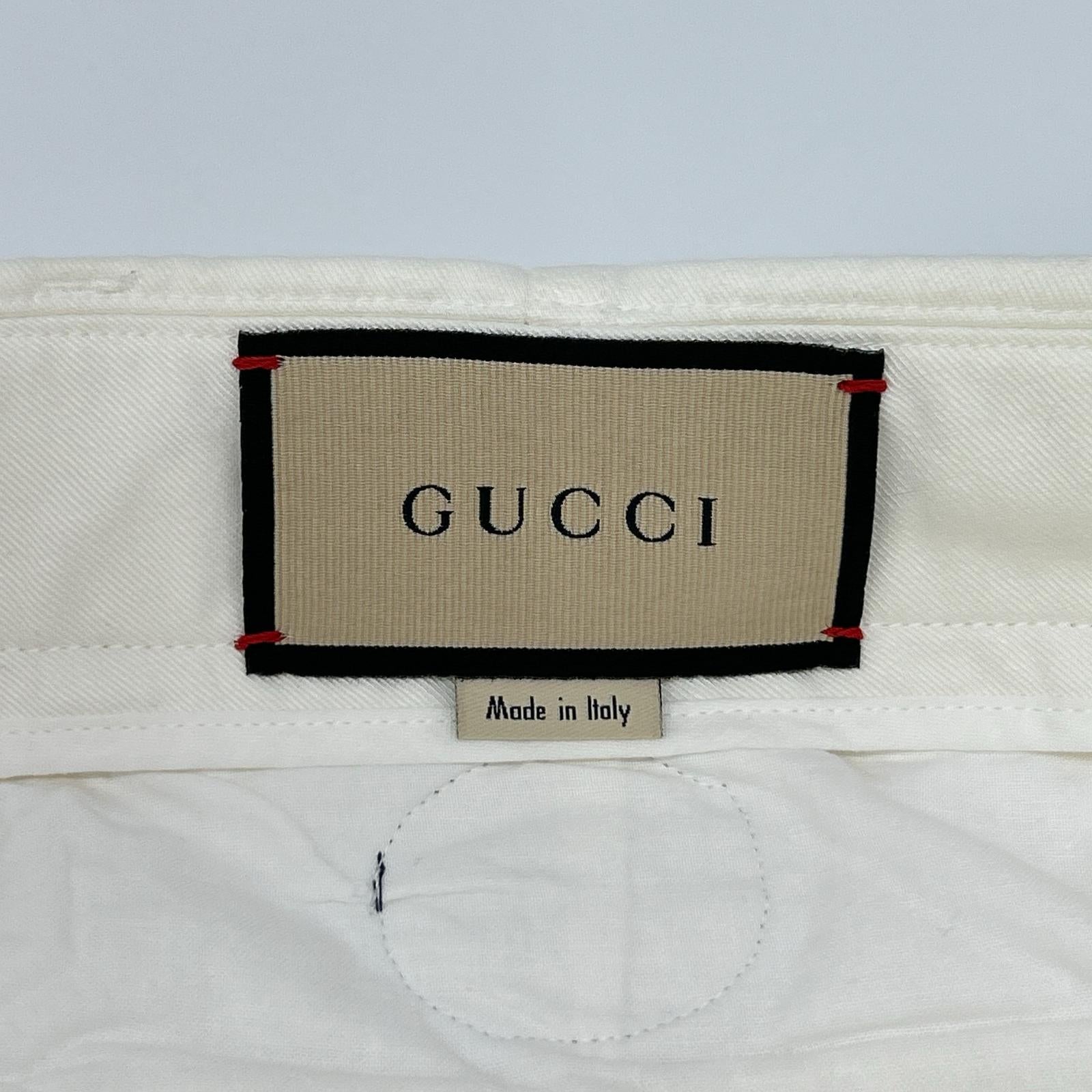 GUCCI グッチ 639388 ホワイト インターロッキングG ハーフパンツ ボトムス