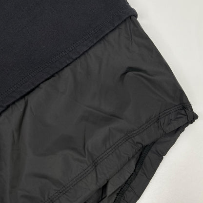 GIVENCHY black cotton iron-on bonded sleeveless sweatshirt, top