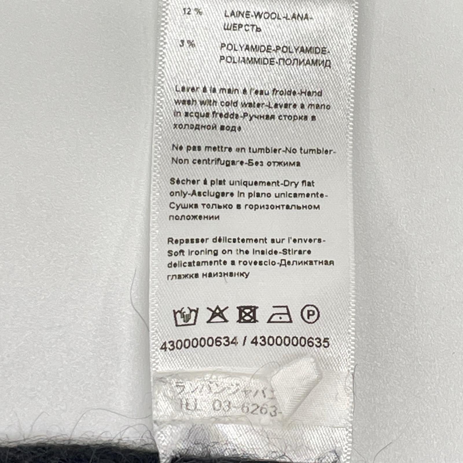 LANVIN ランバン ブラック RM-PO0025-K301-A21 ロゴニット プルオーバー トップス