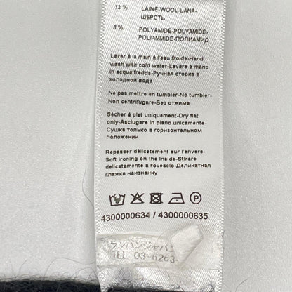 LANVIN ランバン ブラック RM-PO0025-K301-A21 ロゴニット プルオーバー トップス