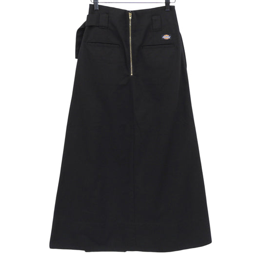 EMODA エモダ 美品 タック プリーツ マキシスカート レディース ブラック S 042050870101-01 スカート