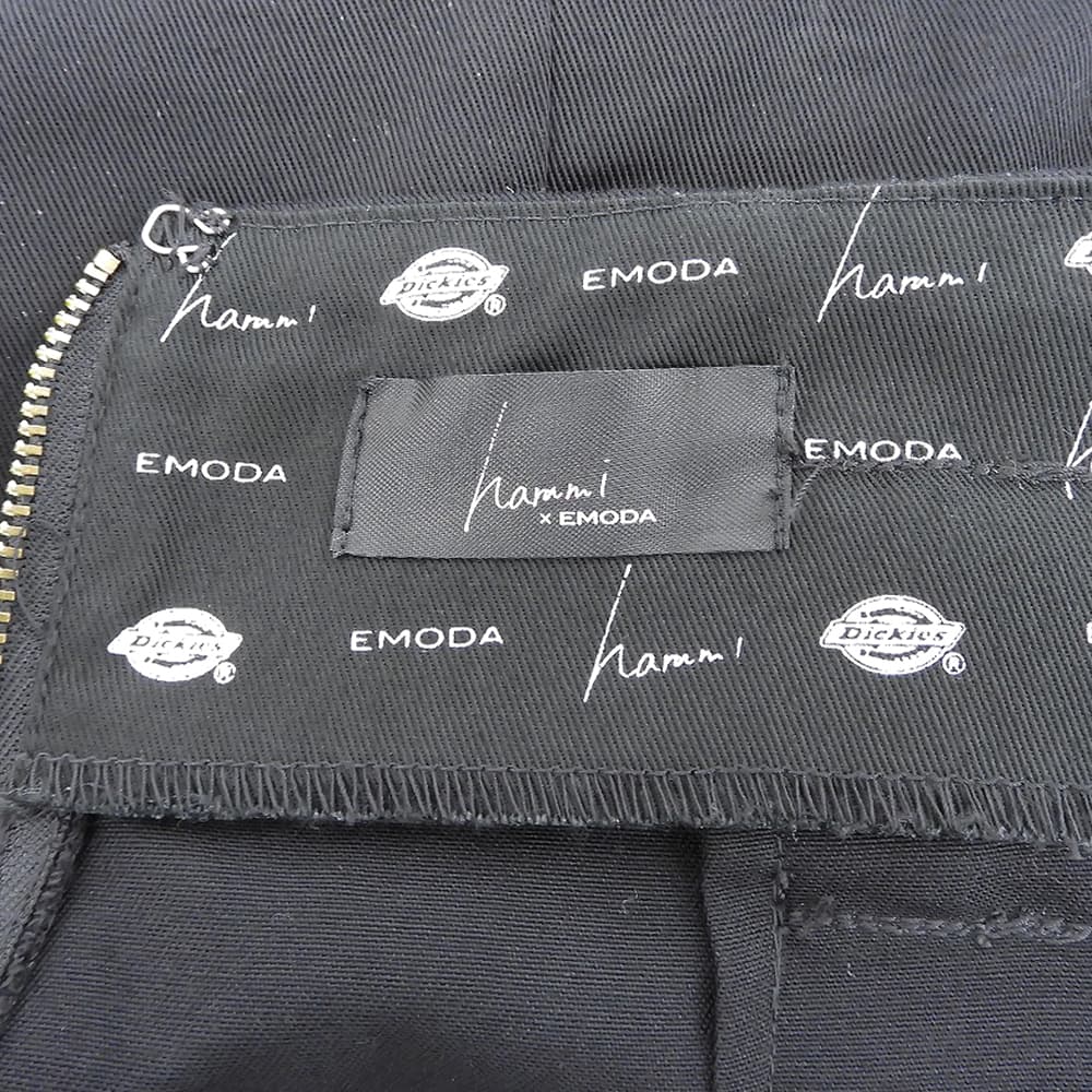 EMODA エモダ 美品 タック プリーツ マキシスカート レディース ブラック S 042050870101-01 スカート