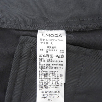 EMODA エモダ 美品 タック プリーツ マキシスカート レディース ブラック S 042050870101-01 スカート