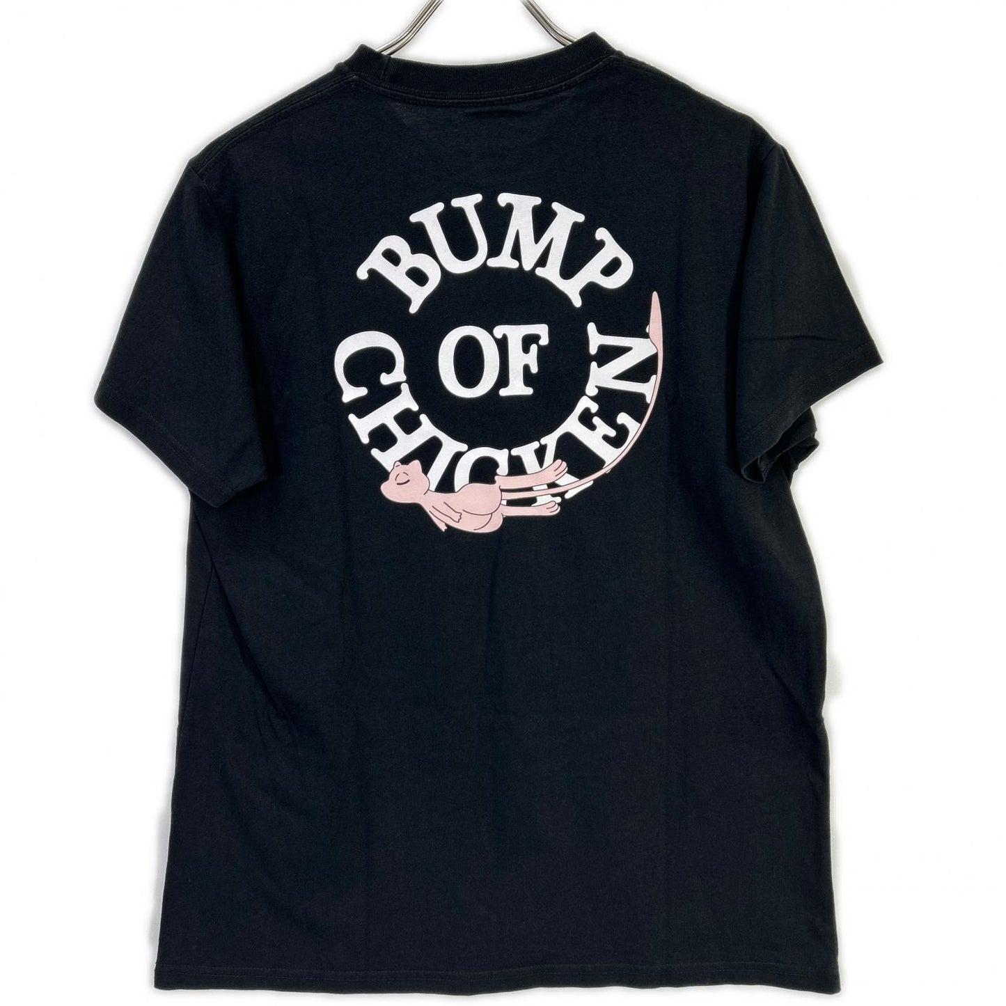 BUMP OF CHICKEN バンプオブチキン ブラック ミュウ プリント ツアー Tシャツ トップス